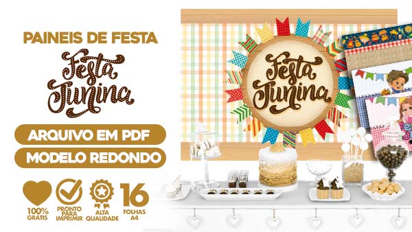 painel decoração de festa junina para escola