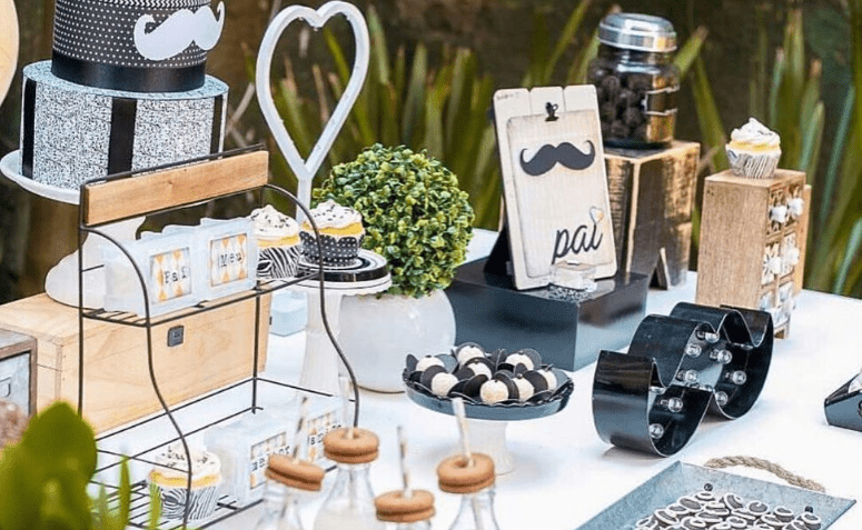 painel decoração dia dos pais na igreja