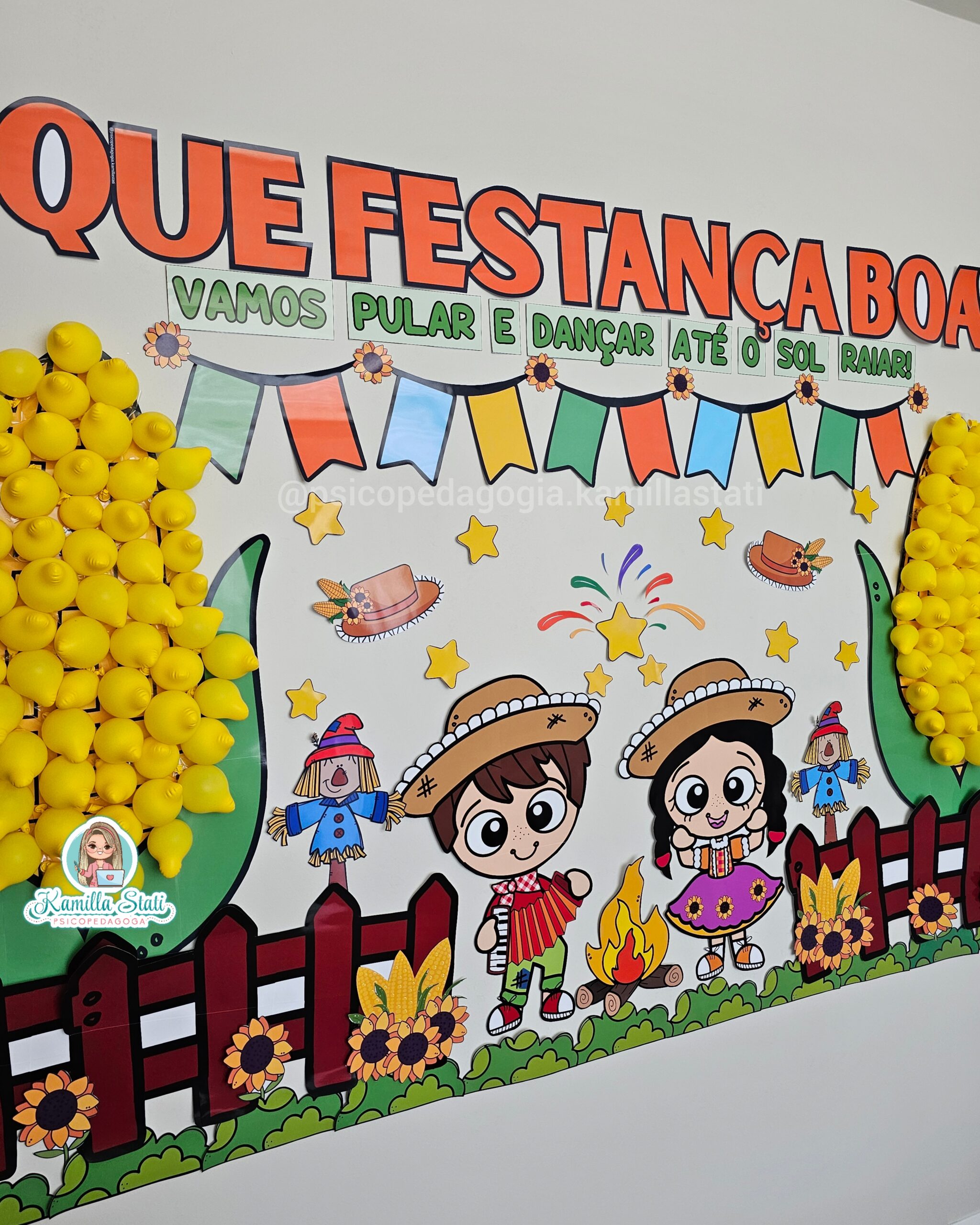 painel decoração painel festa junina