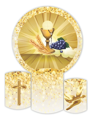 painel decoração primeira eucaristia