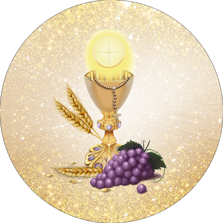 painel decoração primeira eucaristia