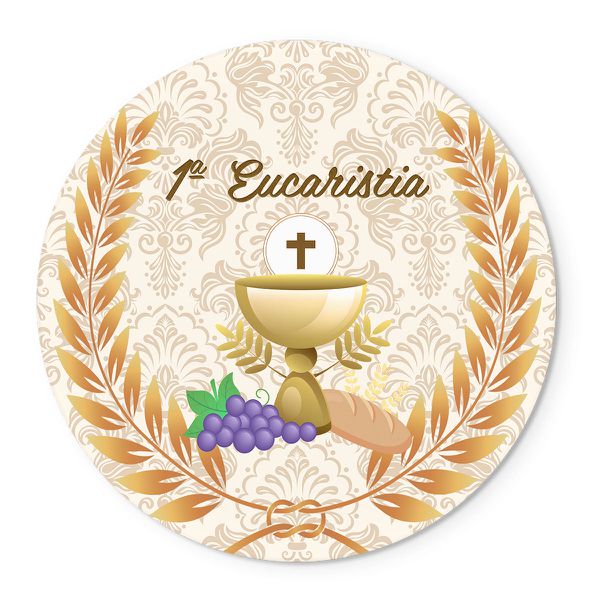 painel decoração primeira eucaristia
