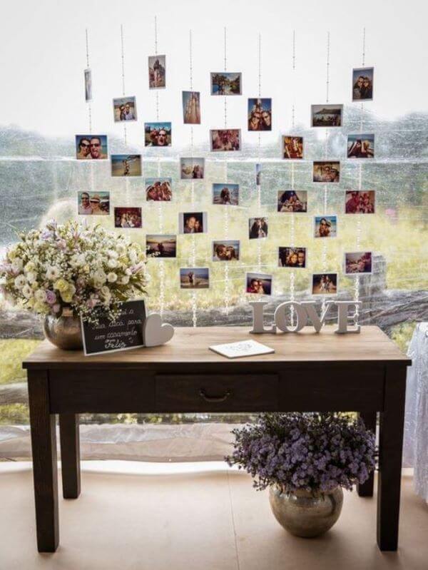 mural de fotos