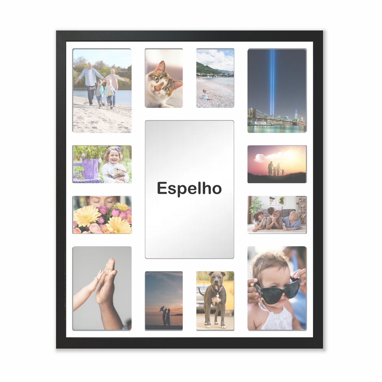 painel de fotos moderno