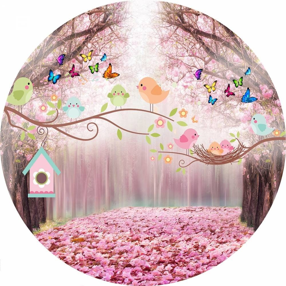 Painel Jardim Encantado Aquarela