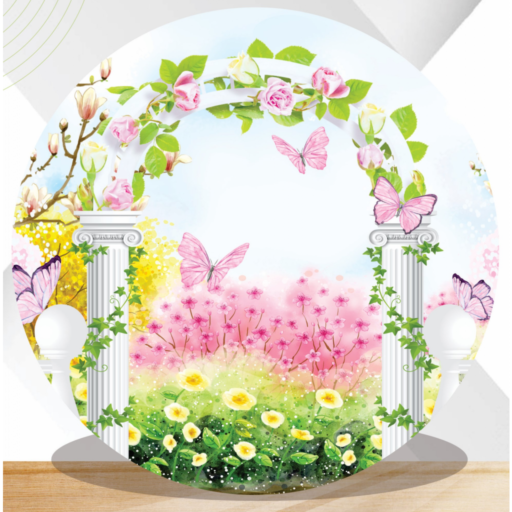 Painel Jardim Encantado com Cilindros