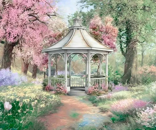 Painel Jardim Encantado Lona