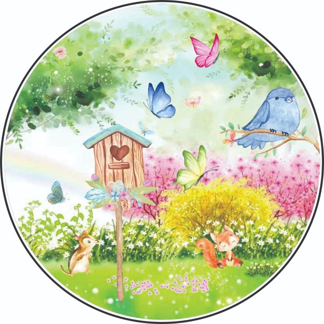Painel Jardim Encantado Menina