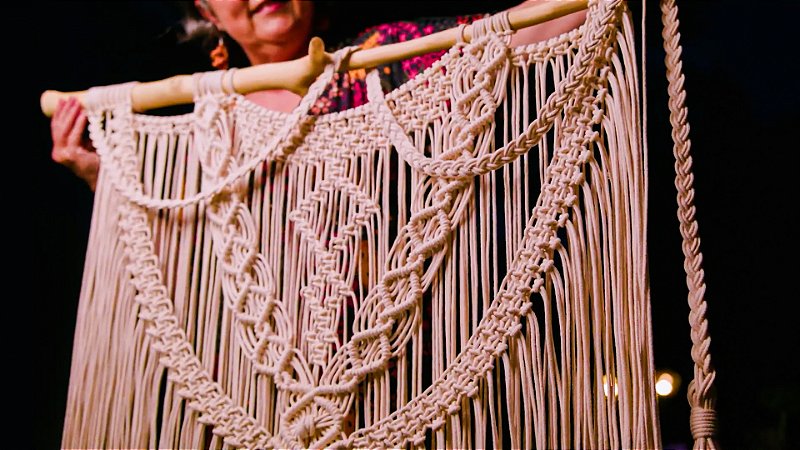 Manutenção painel macramê