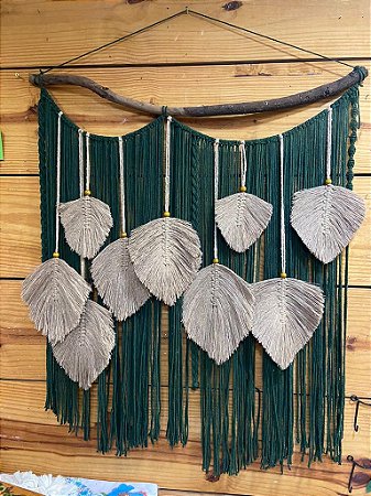 Painel macramê cabeceira