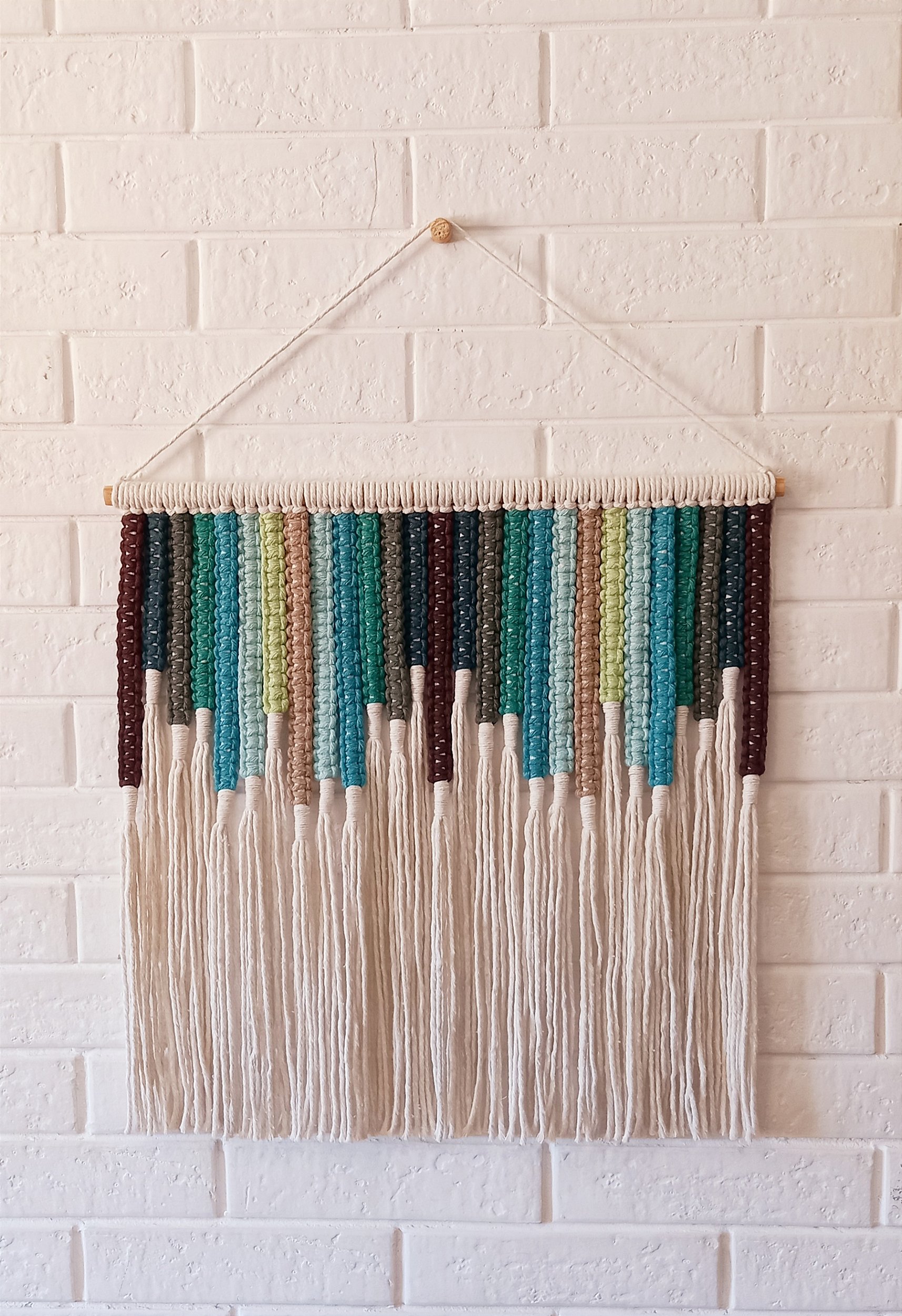 Painel macramê pequeno