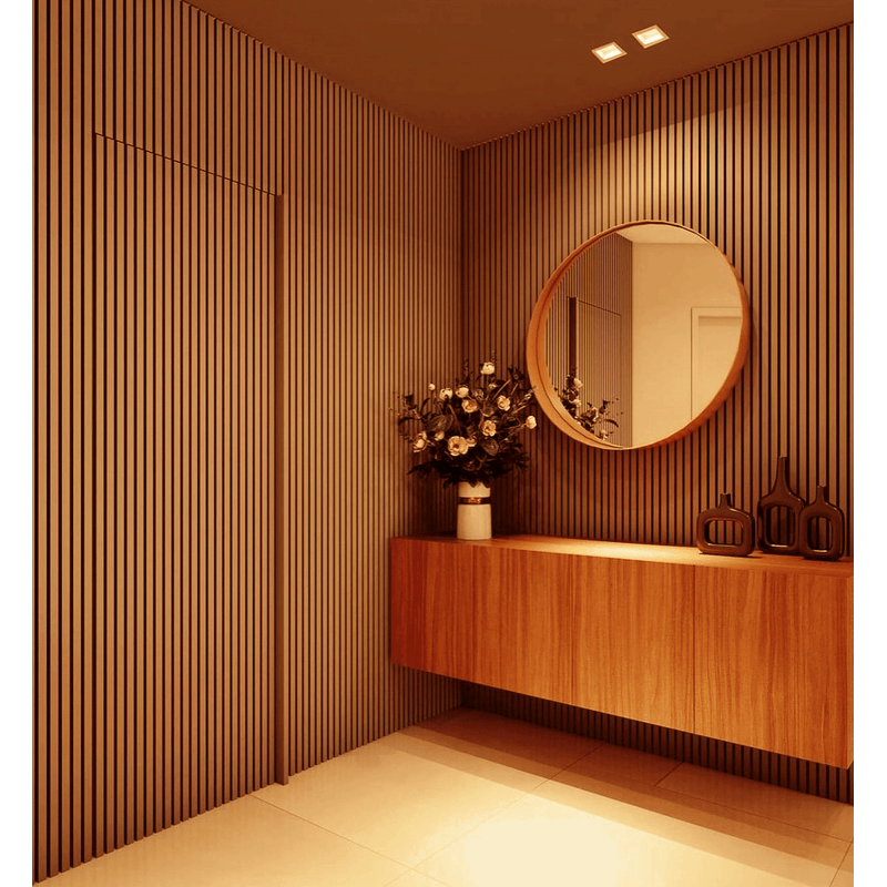 painel ripado cumaru