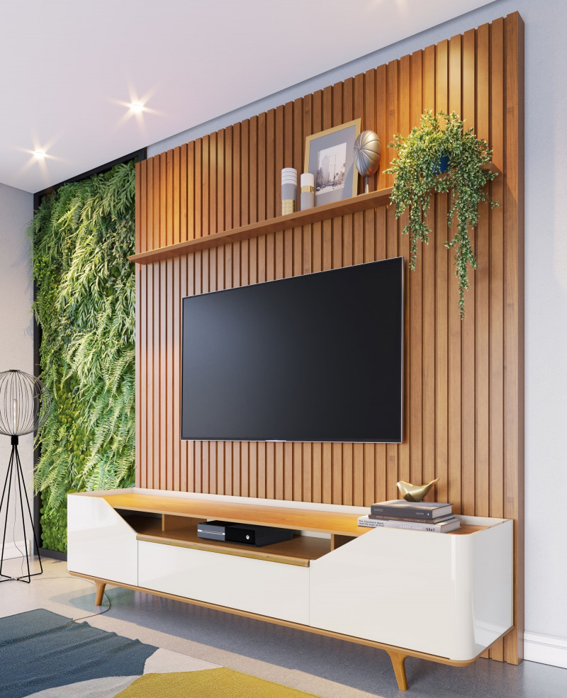 painel ripado cozinha