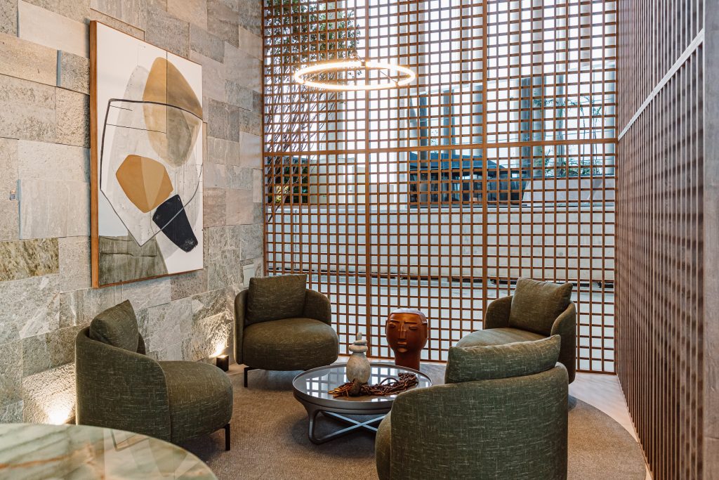 ideias de painel muxarabi para sala