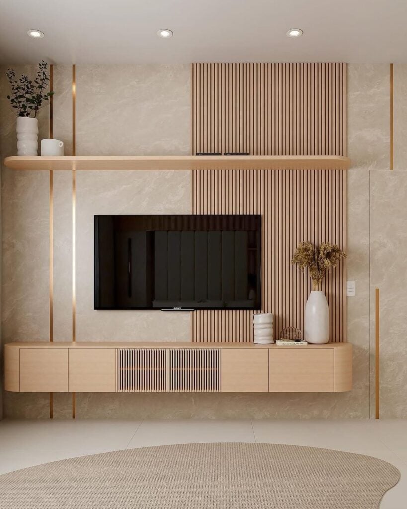 painel ripado para sala de tv