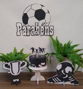 painel de balões futebol