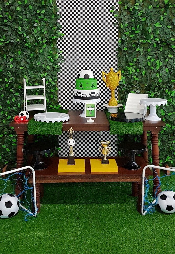 painel de futebol para festa infantil