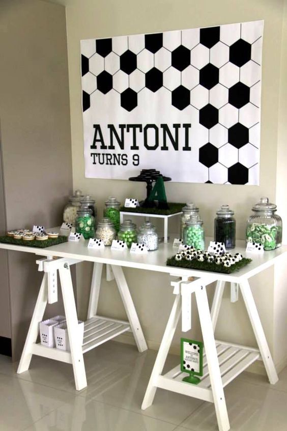 painel de festa futebol simples
