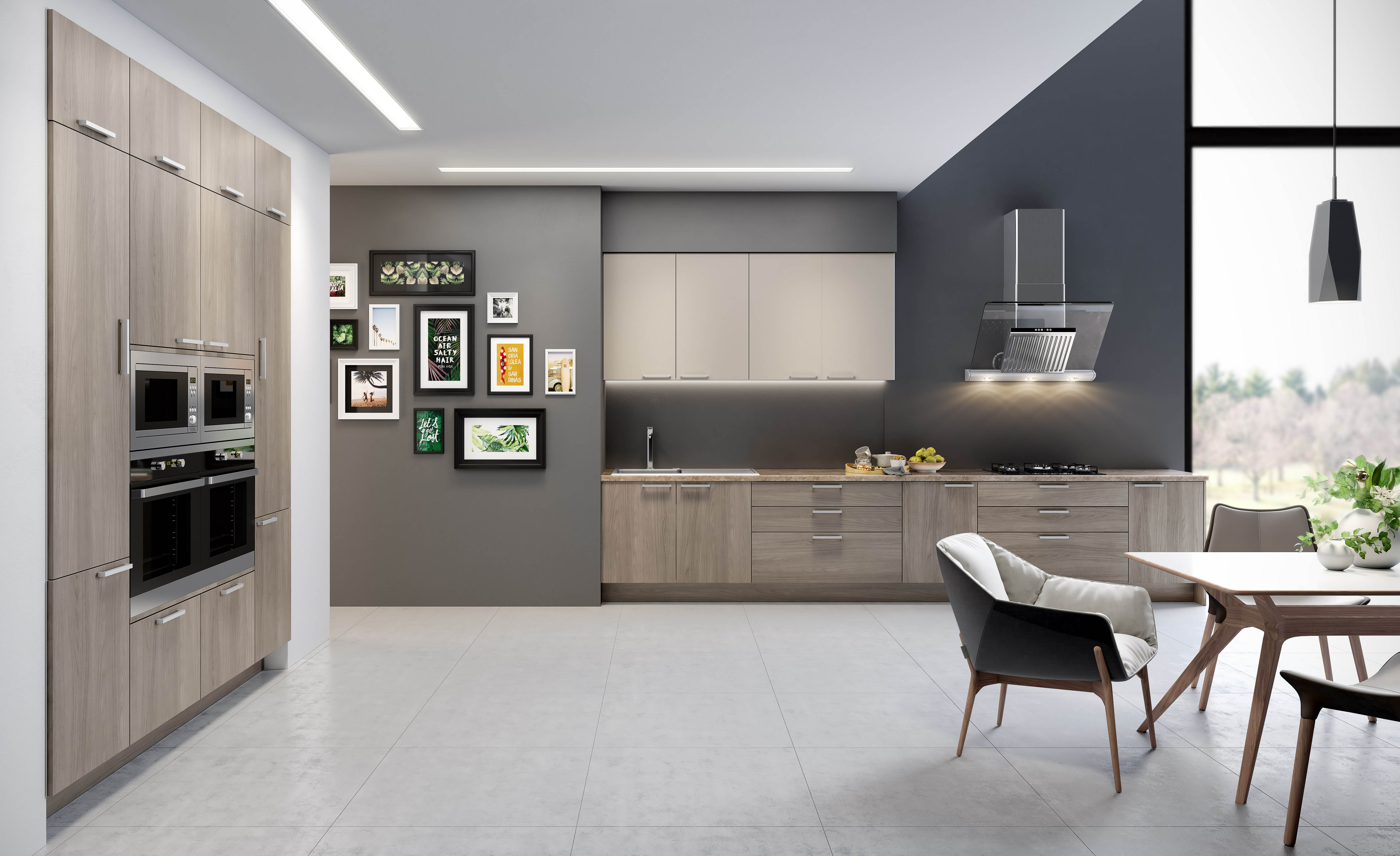 ideias de decoração para cozinha cinza