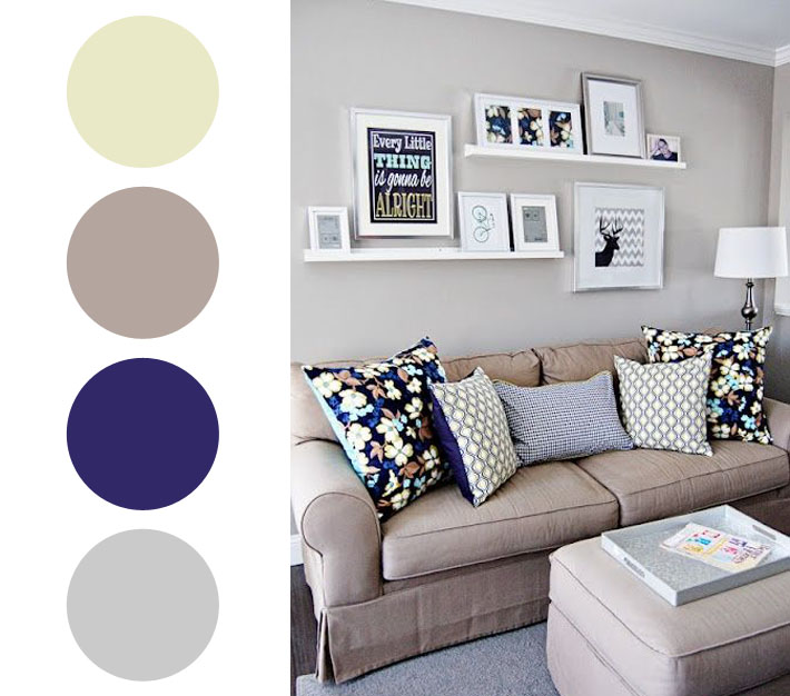 azul marinho e dourado decoração