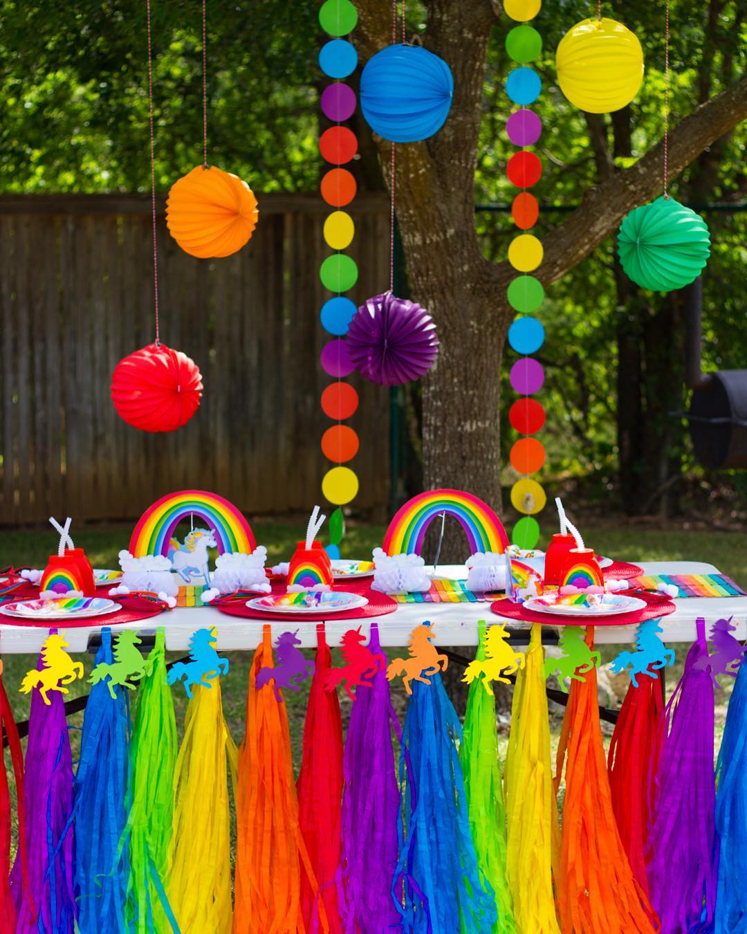 papel crepom decoração