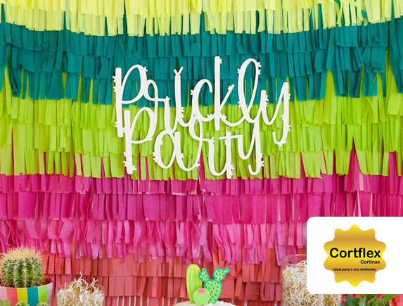 papel crepom decoração