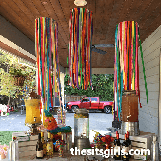 papel crepom decoração festa junina