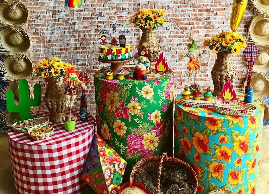 papel crepom ou seda para bandeirinhas de festa junina