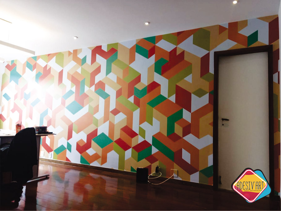 papel de parede adesivo