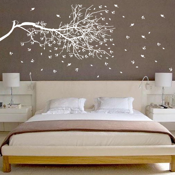 ideias papel de parede adesivo quarto casal