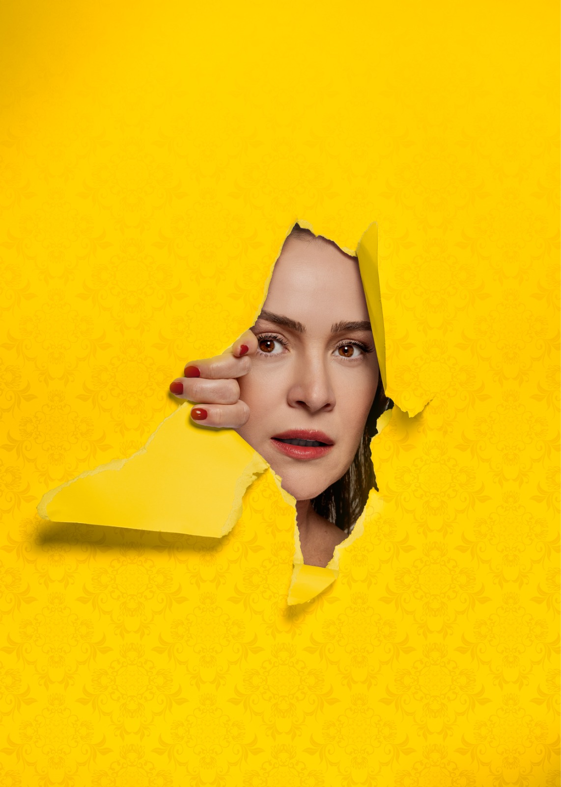 papel de parede amarelo pastel
