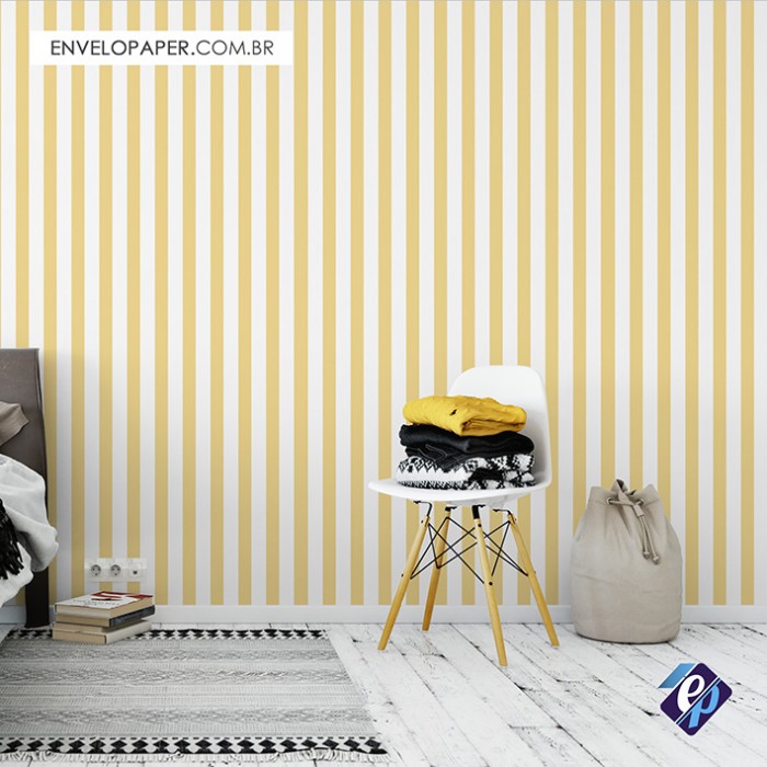 papel de parede amarelo com branco