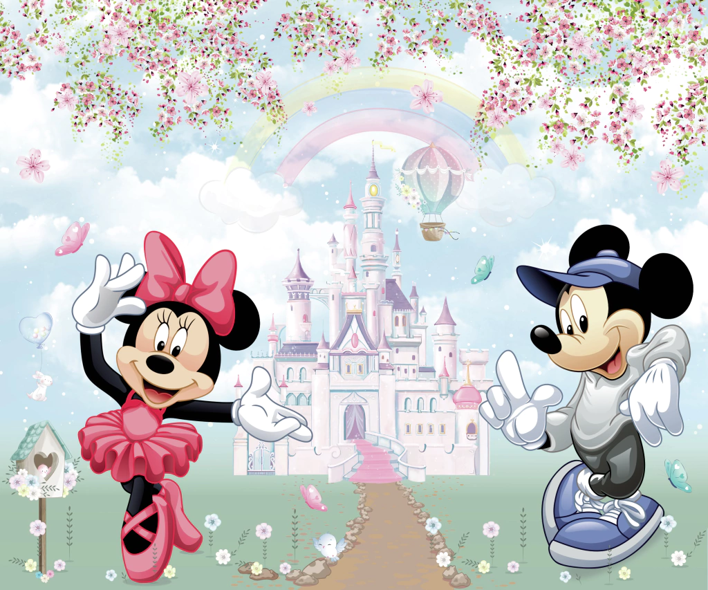 Papel de Parede Minnie Adesivo