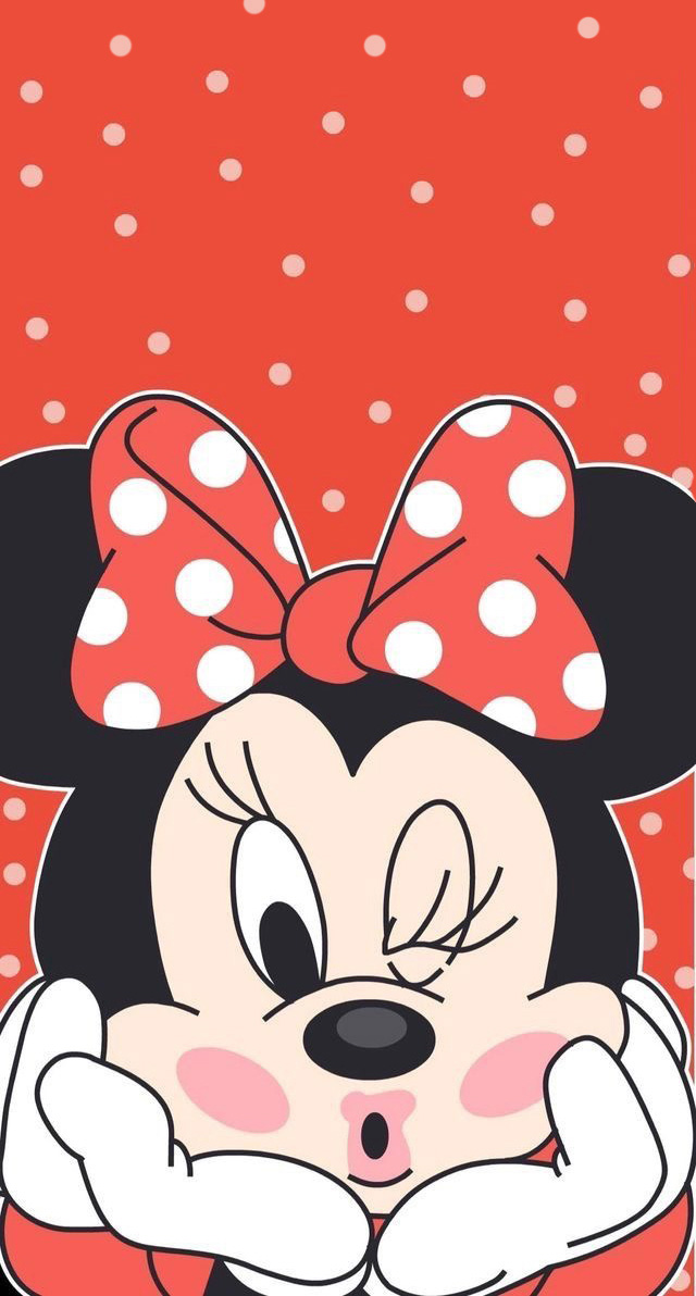 Papel de Parede Minnie Autocolante