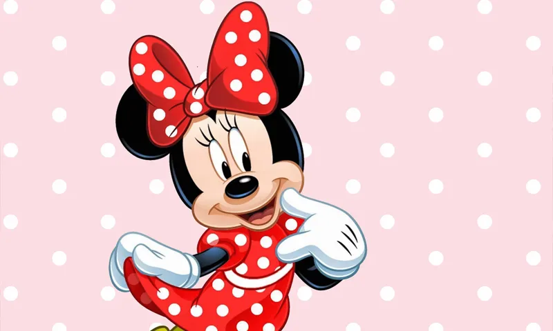 Papel de Parede Minnie Adesivo