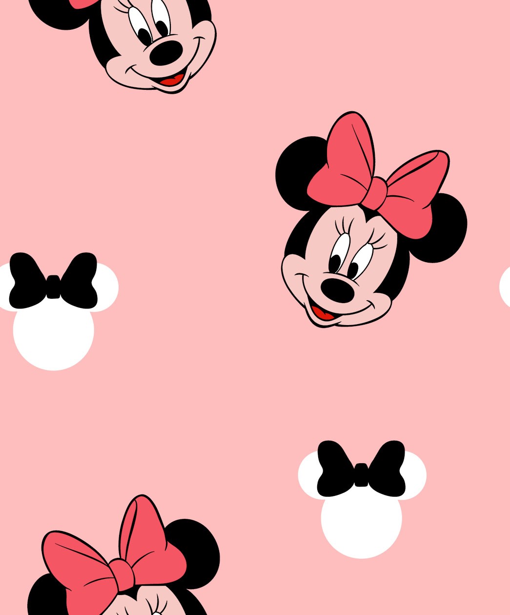 Papel de Parede Minnie Vinílico