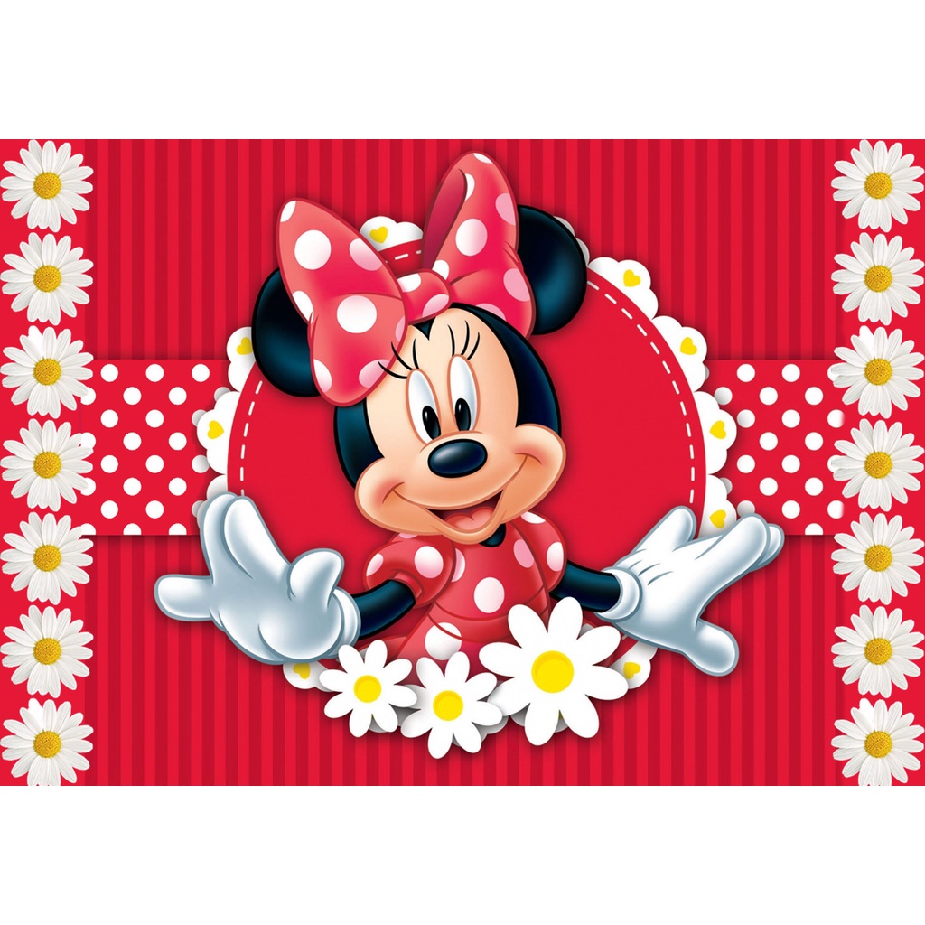 Papel de Parede Minnie para Brinquedoteca