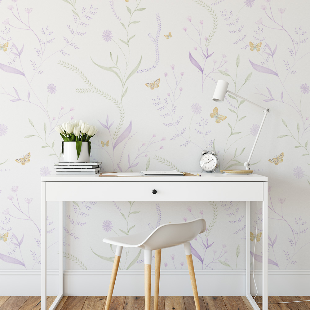 como escolher papel de parede feminino ideal