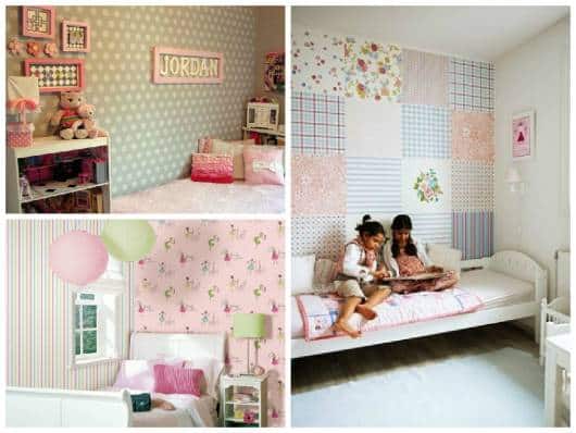 papel de parede infantil menina