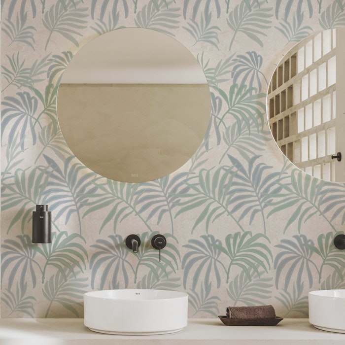 ideias de papel de parede lavavel para sala de estar