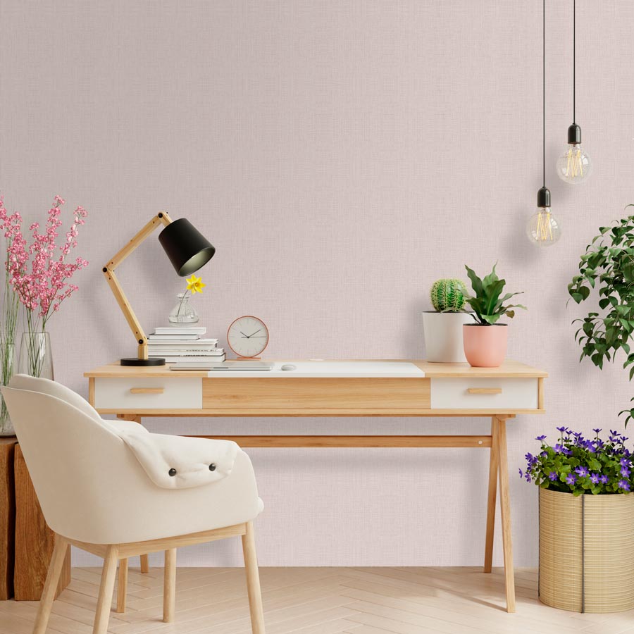 papel de parede linho bege fosco