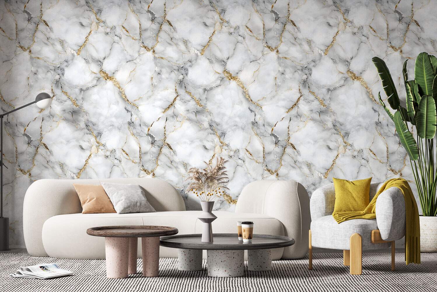 papel de parede marmore branco vs marmore preto qual escolher