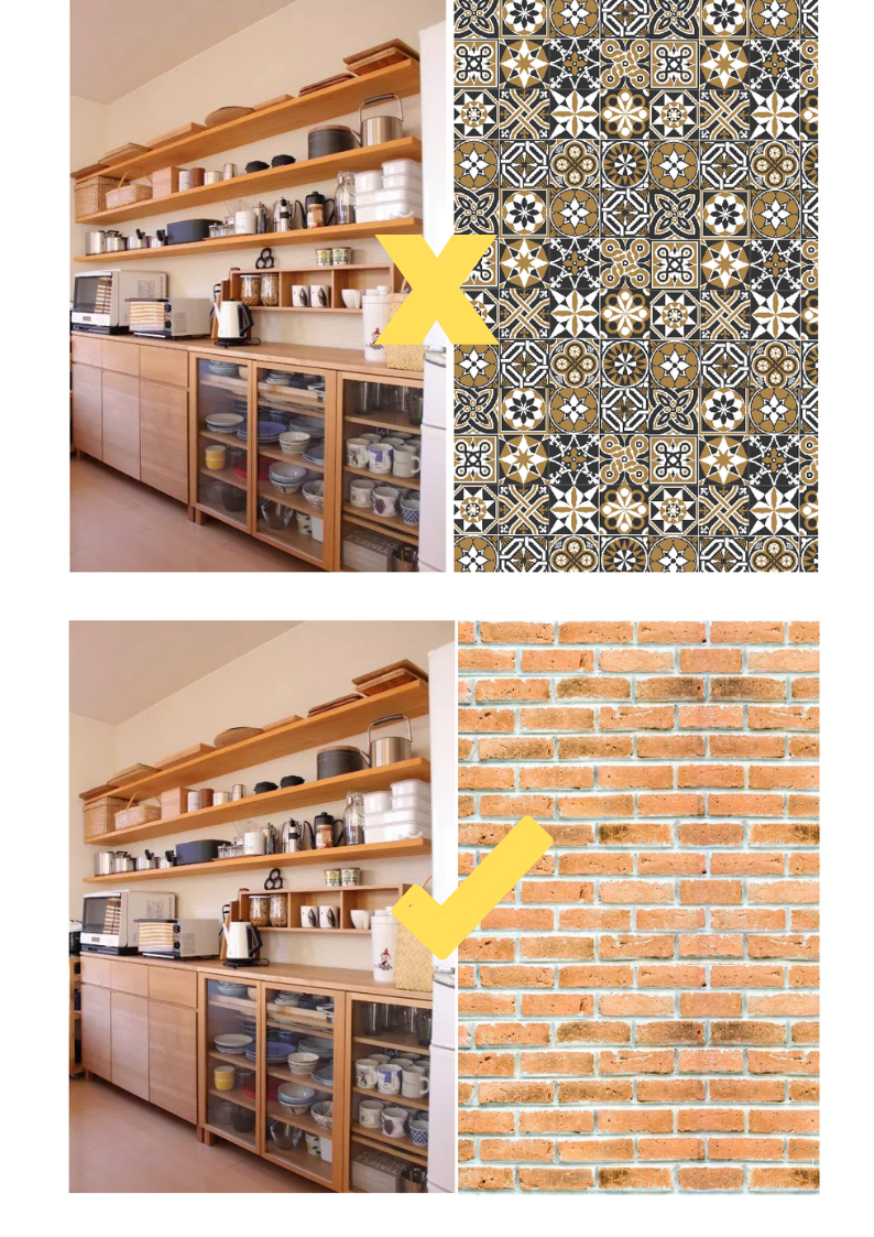 papel de parede vinilico vs lavavel para cozinha