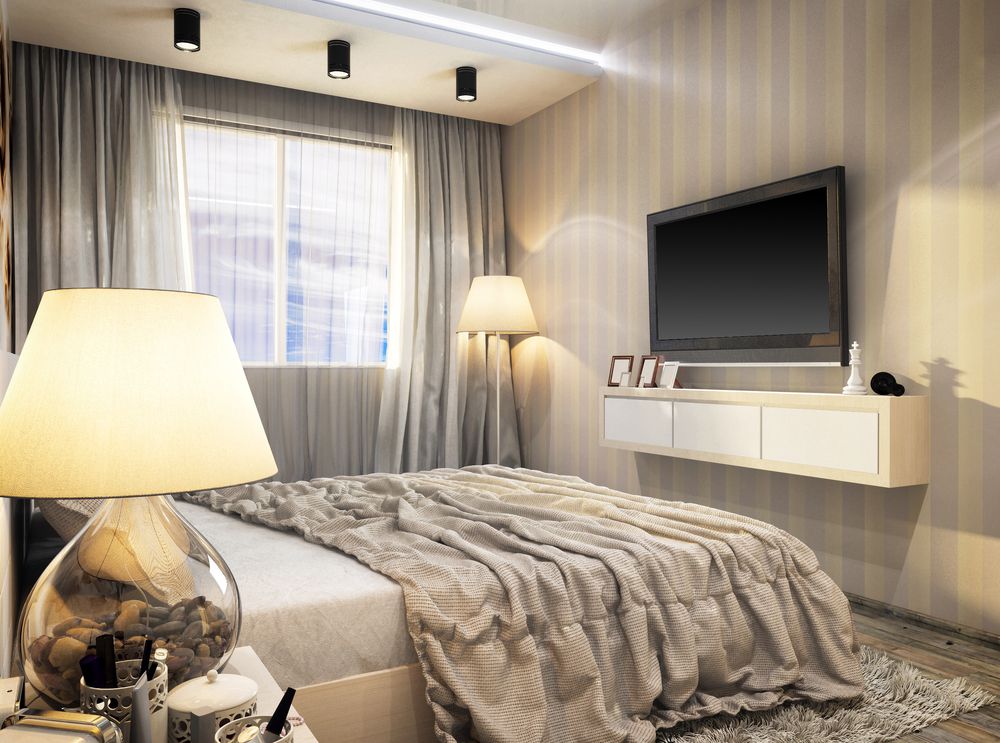 papel de parede quarto casal 3D