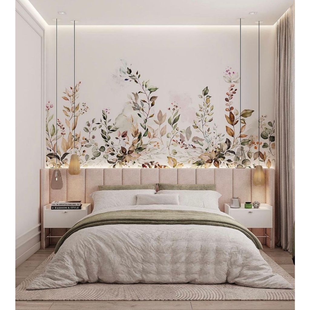 papel de parede quarto casal dourado