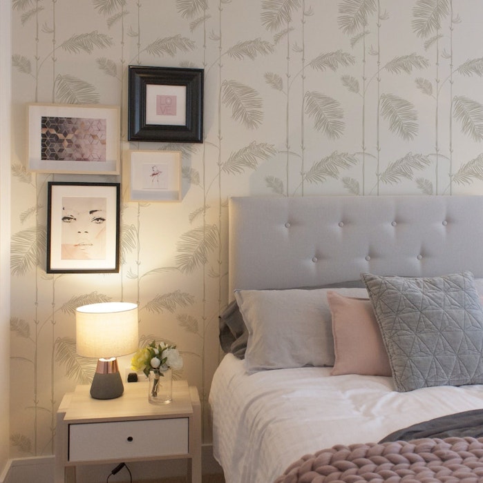 papel de parede quarto casal romântico
