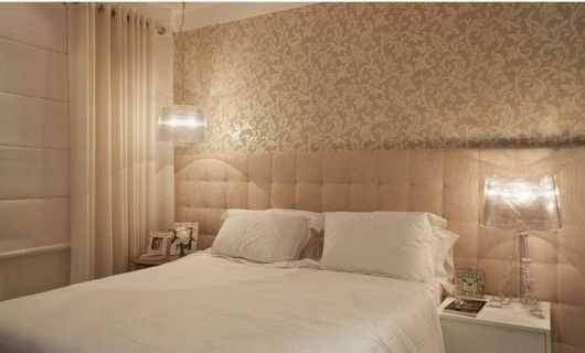 papel de parede quarto casal moderno