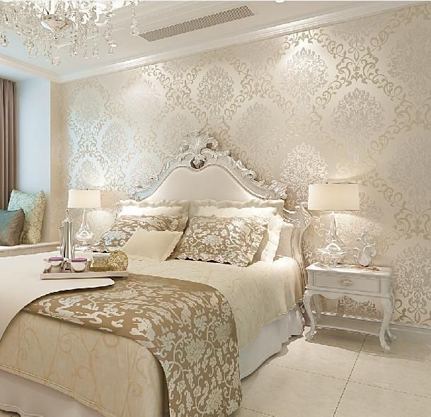 papel de parede quarto casal com cabeceira