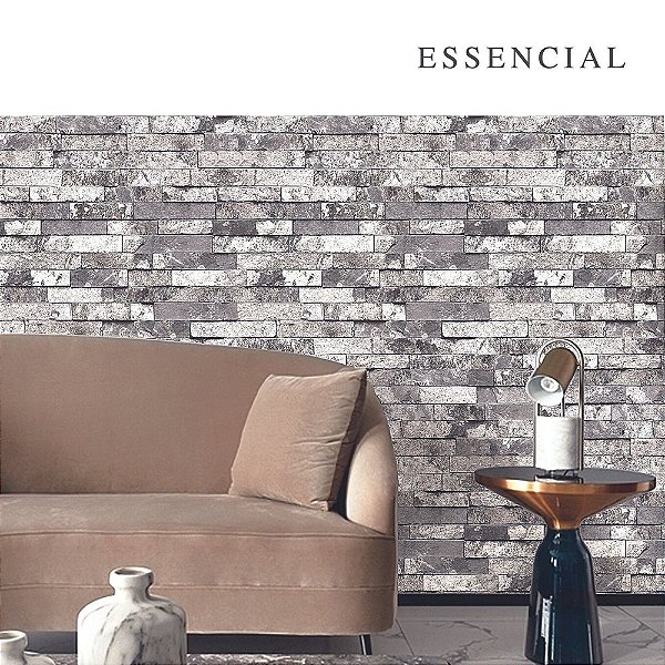 papel de parede sala pequena minimalista