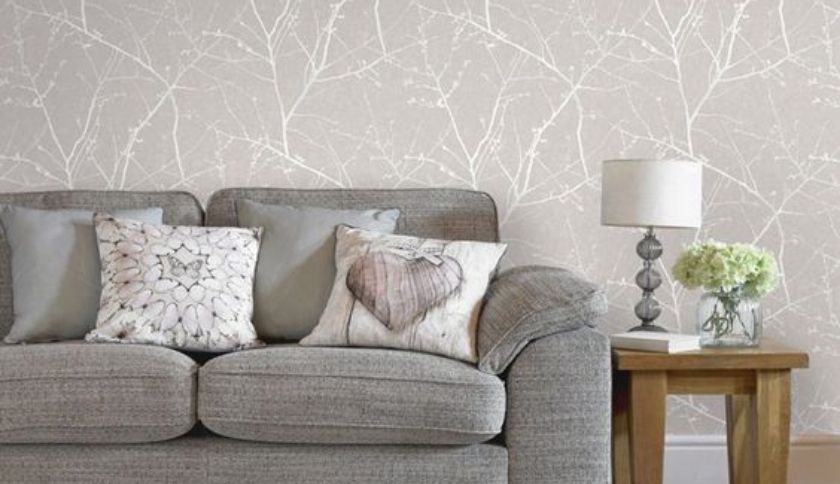 papel de parede sala pequena listrado vertical